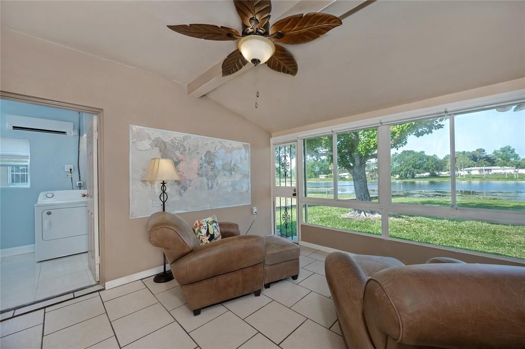 Florida Room overlooking Lake Marie