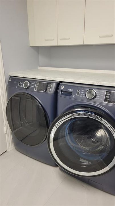 Laundry with storage, sink and mini frig