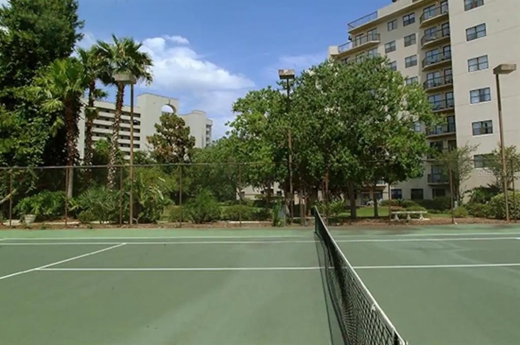 tennis courts