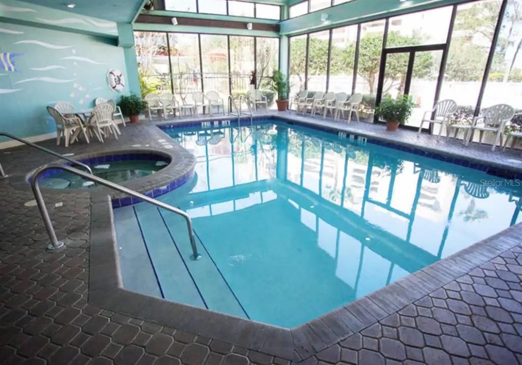 Hot tub and pool