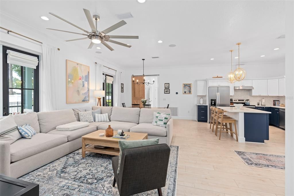 Living Room and Kitchen