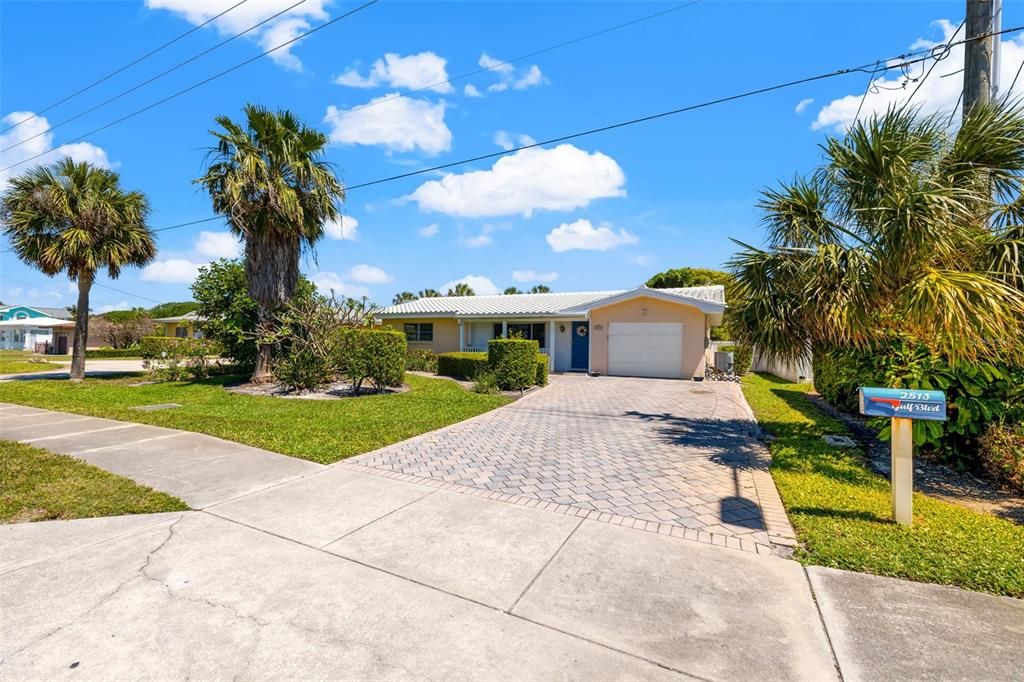 Front of Home with Sidewalks