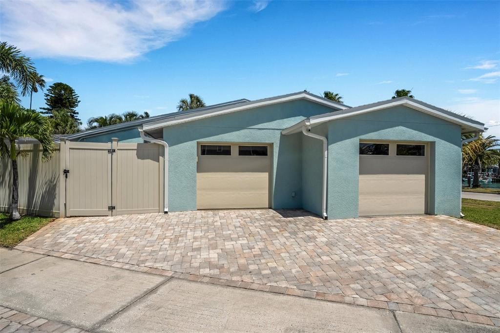 Side Entrance Garage.  1 Car Garage Available