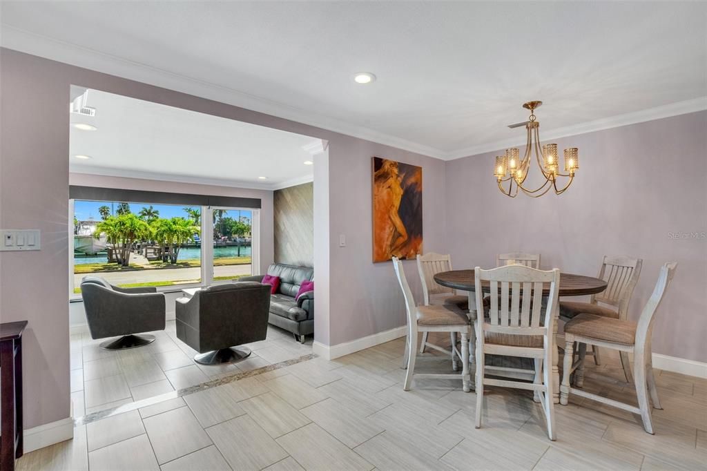 Front Sun Room looking over Intracoastal, Dophins, Manatees and Sunsets