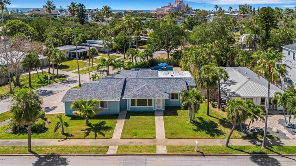 Aerial of Front of Home