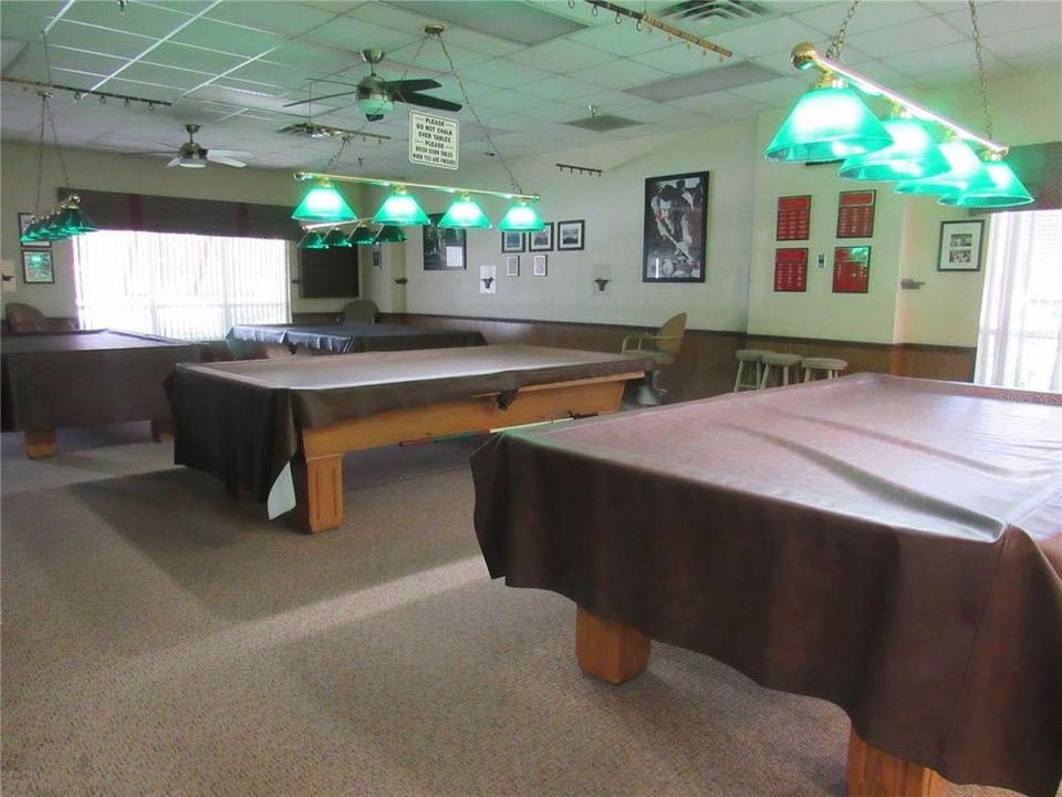 Billiard room