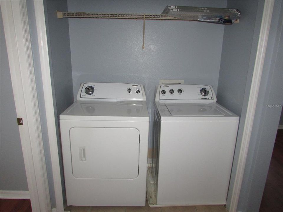 washer & dryer closet upstairs