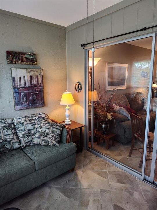 Sliding Glass Doors to theLiving Room