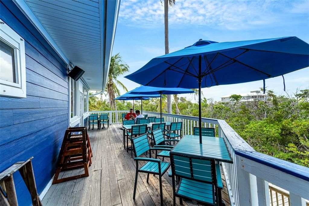 Al Fresco dining at the Rum Bay Restaurant.