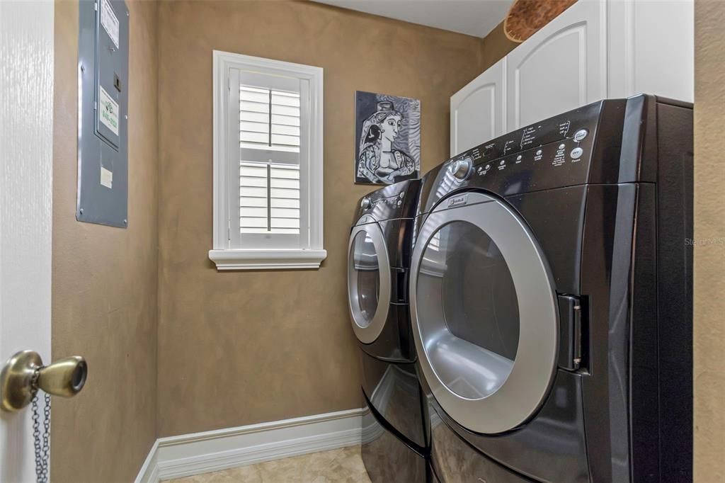 Inside Laundry with Washer & Dryer