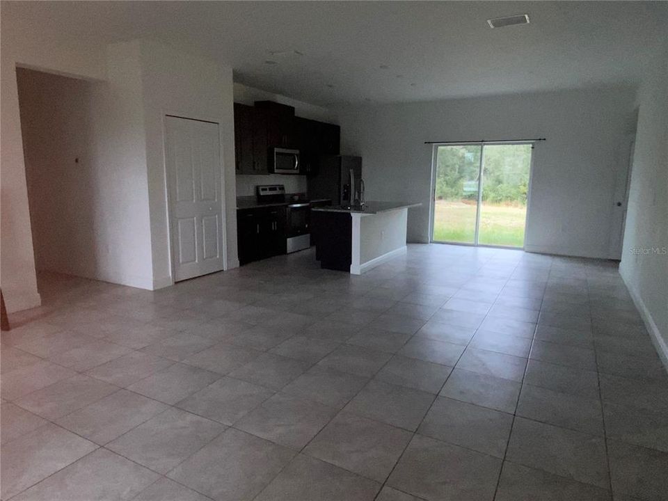 Living room, open concept living area