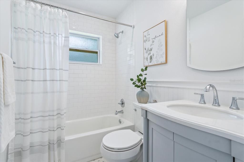 Completely renovated 2nd bath