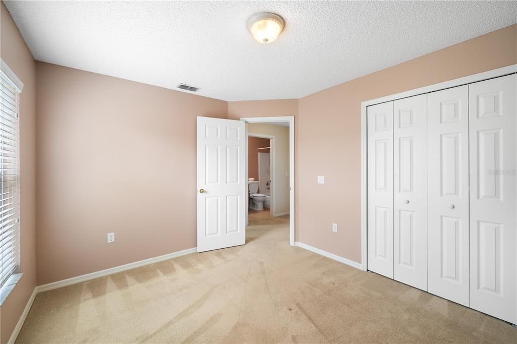 Bedroom 2 with  easy access to secondary bathroom