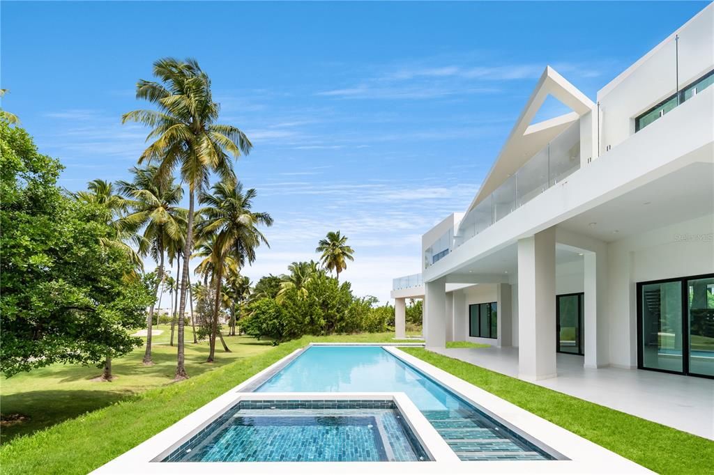 Private pool and outdoor terrace