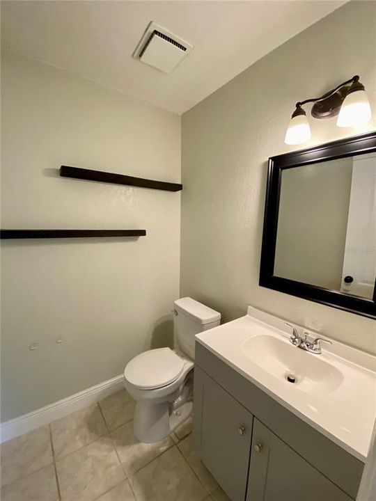 Master half-bathroom