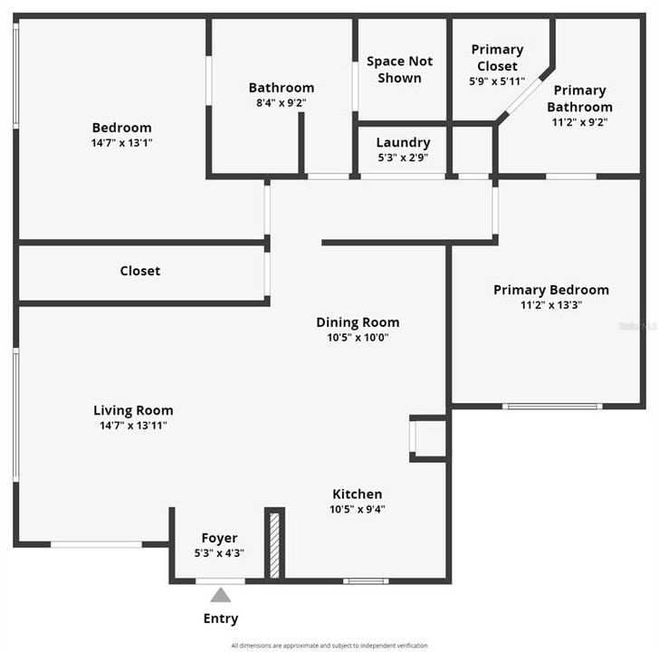 На продажу: $243,000 (2 спален, 2 ванн, 1140 Квадратных фут)