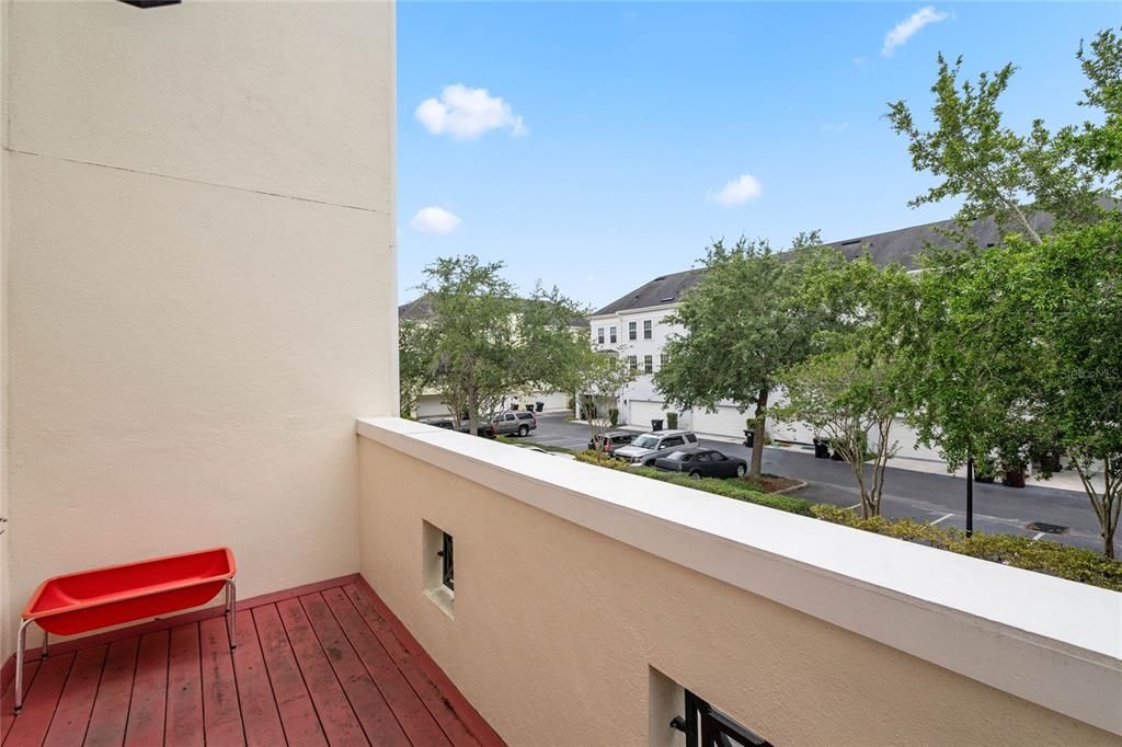 Balcony on Second Floor.