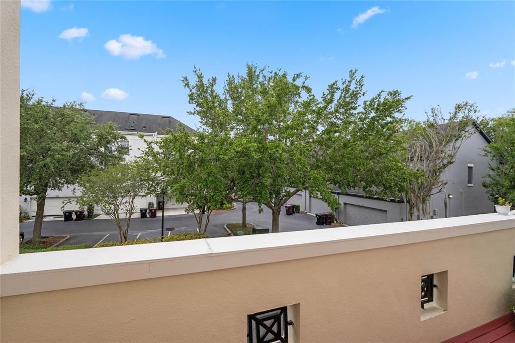 Balcony on Second Floor.