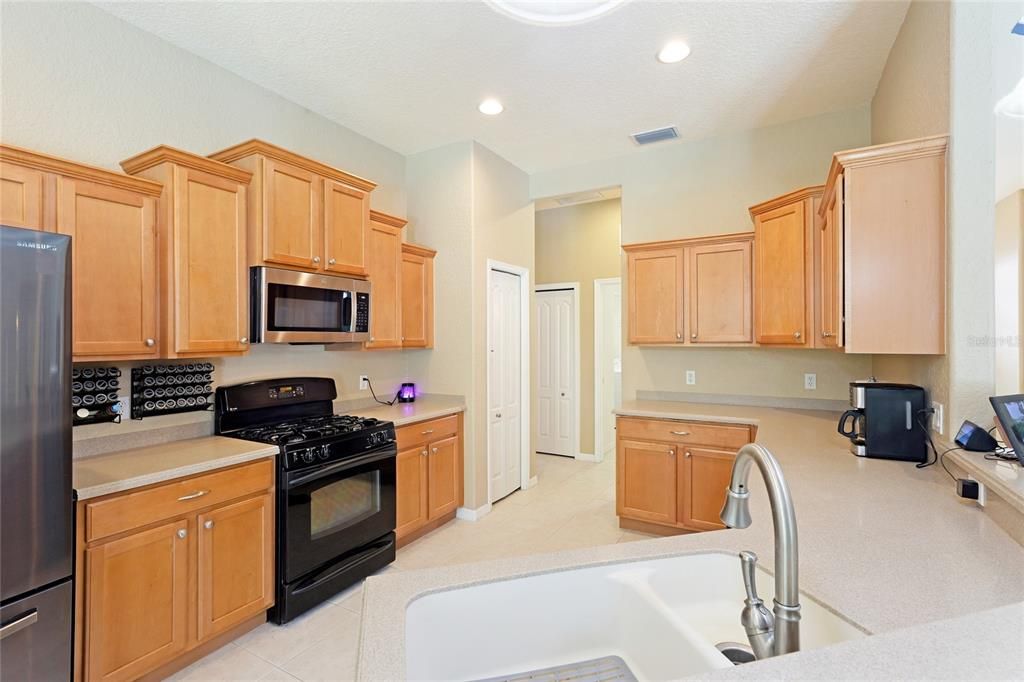 Open living area which easily flows between the living room, kitchen and dining room