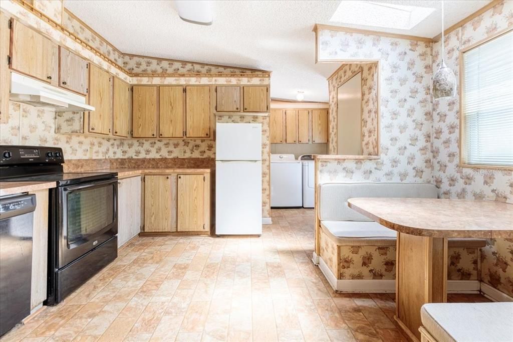 Kitchen off of the Dining Room