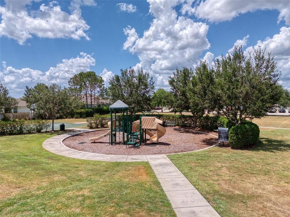 playground at the end of the Timberview