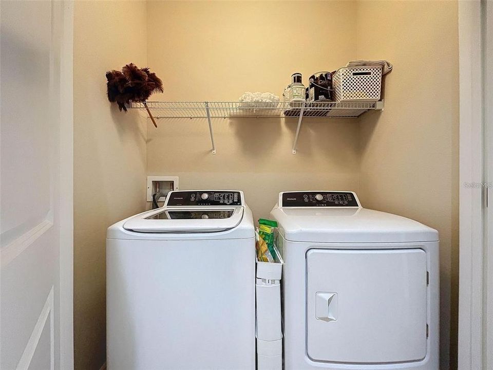 Washer- Dryer right off of the great room