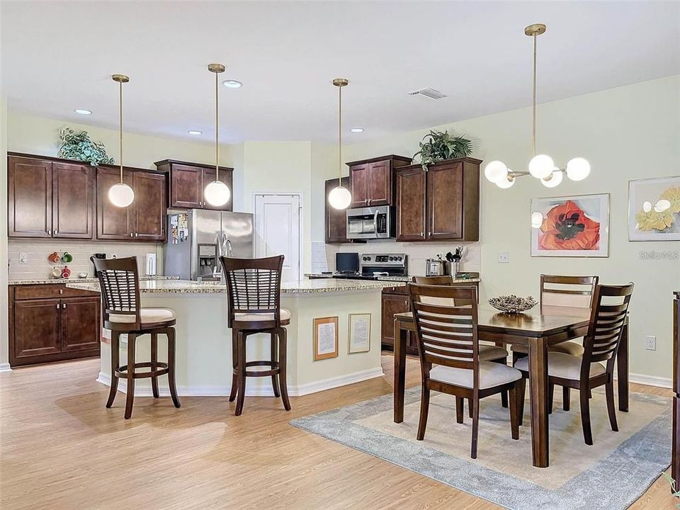 Dining area  off of the kitchen for more formal dinners