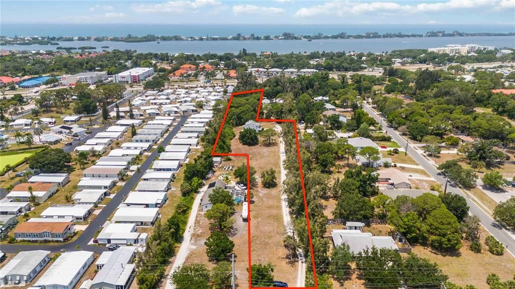 Red outline of lot lines is an approximation for visual reference only.  Please ask listing agent for a copy of the survey.