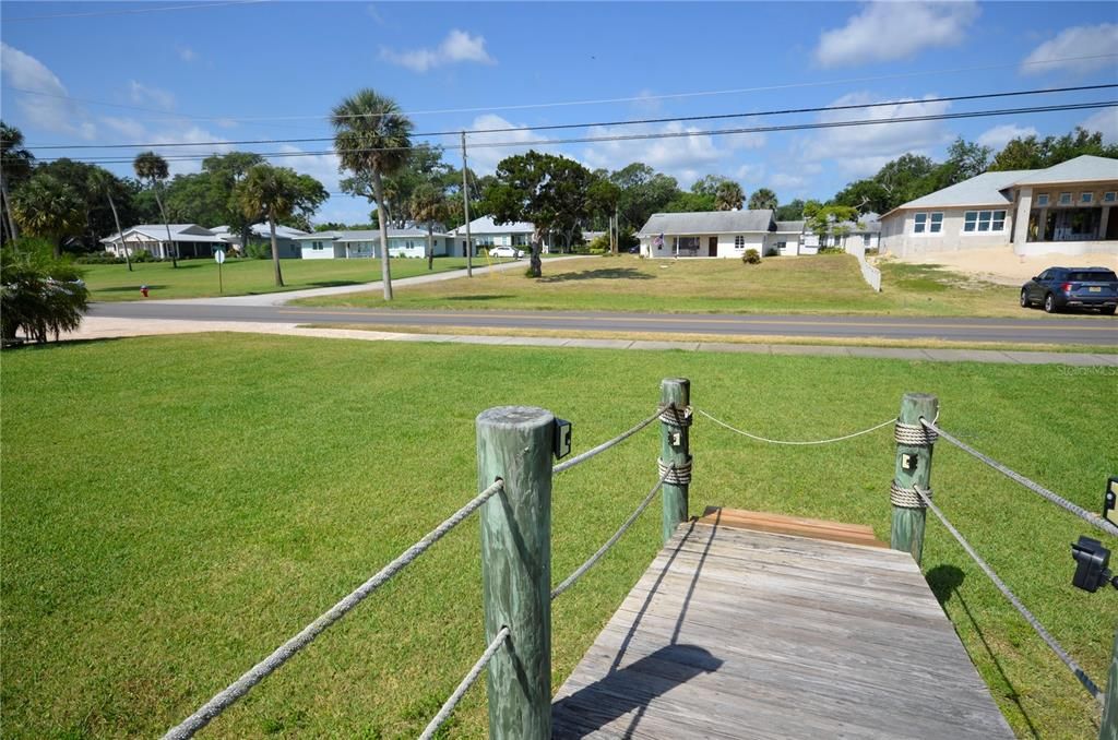 View From Dock To House