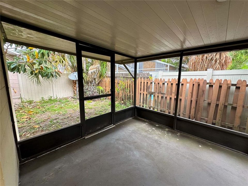 Covered Screened Patio