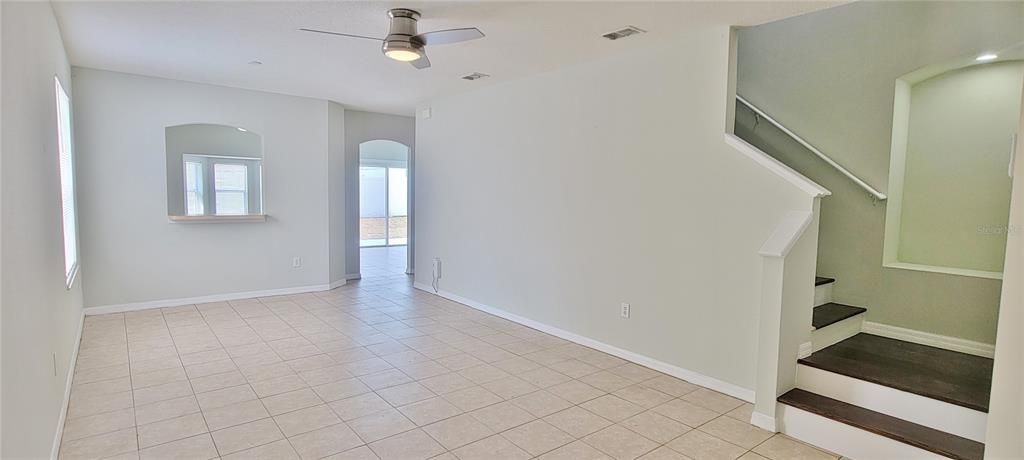 Living/dining rooms