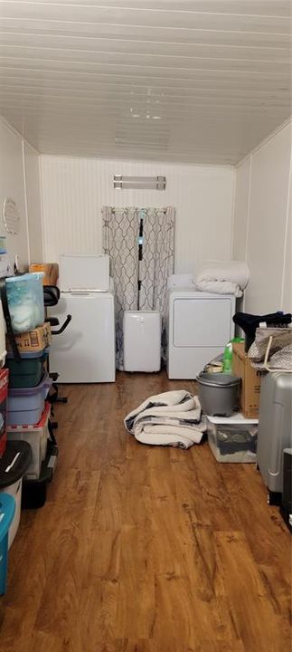 Laundry room and extra storage