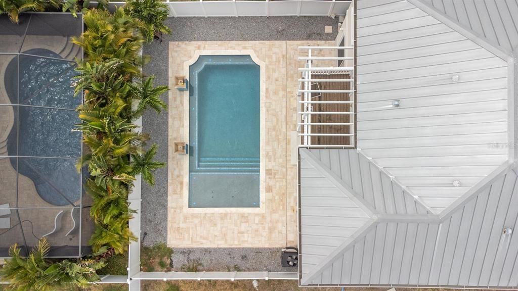 Elevated Drone Picture Of Pool & Deck!