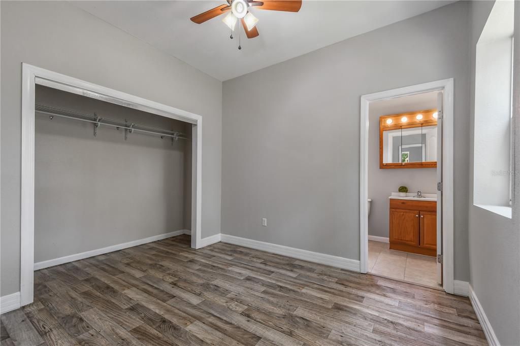 Bedroom in the in-law suite