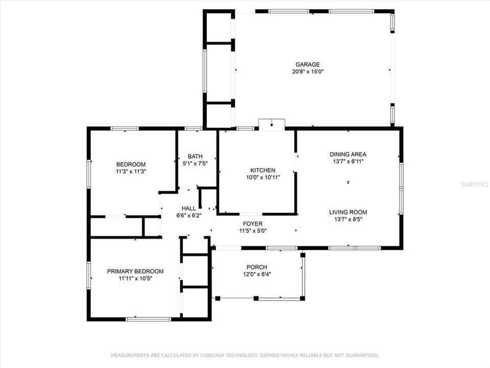 For Sale: $254,800 (2 beds, 1 baths, 832 Square Feet)