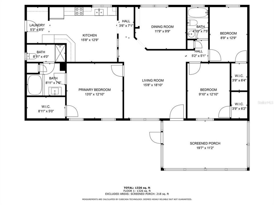 Active With Contract: $174,900 (3 beds, 2 baths, 1431 Square Feet)