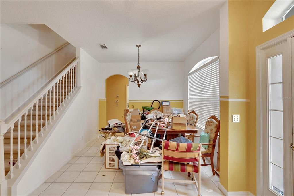 Entry way to the laundry room