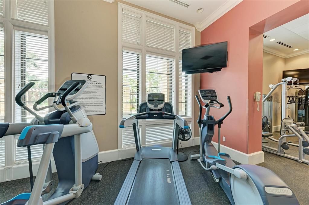 Fitness Center, ready for that aerobic workout?