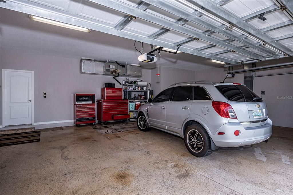 Attached 3 car Garage