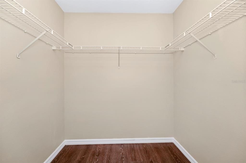 Large walk-in closet with bedroom #3