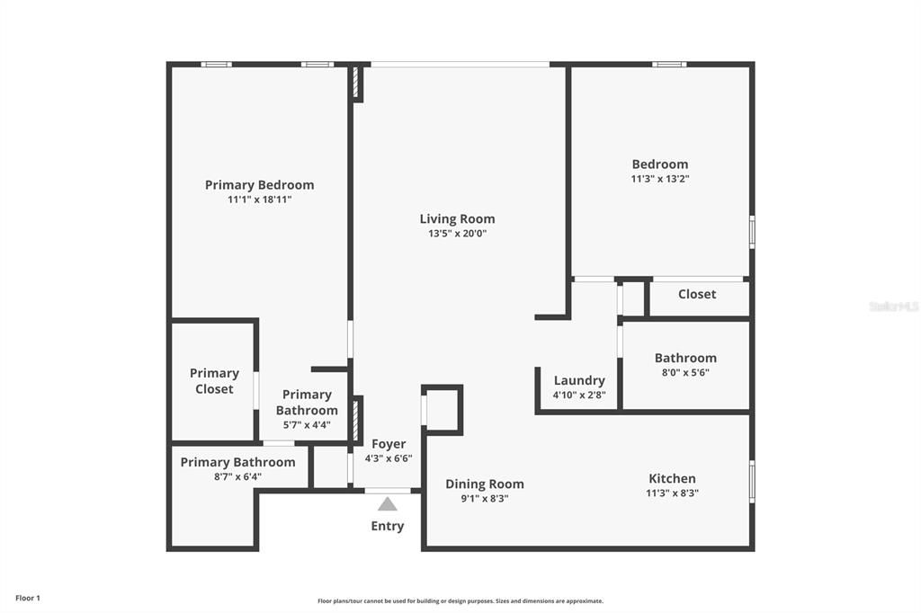 For Sale: $350,000 (2 beds, 2 baths, 1147 Square Feet)