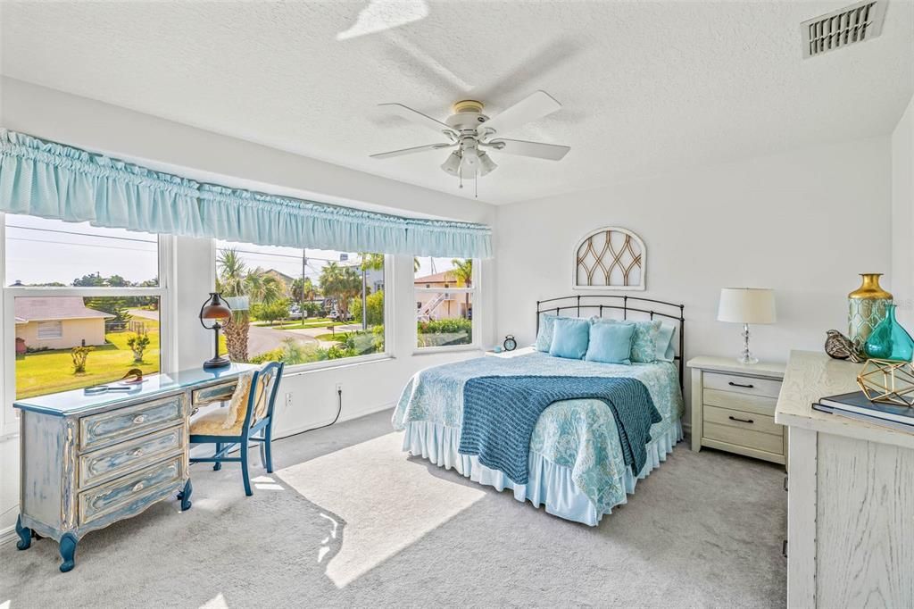 Guest bedroom with view.