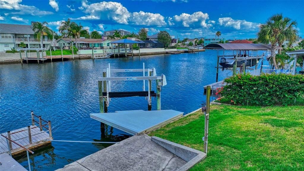 Boat lift.