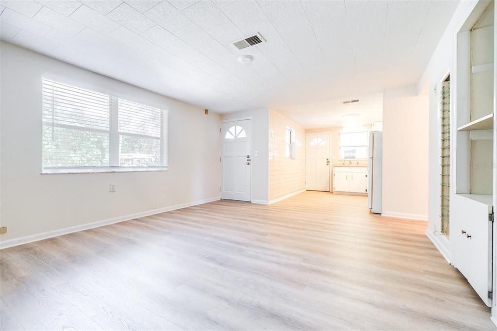 Enter Though The Front Door Into Living/Dining Room Combination