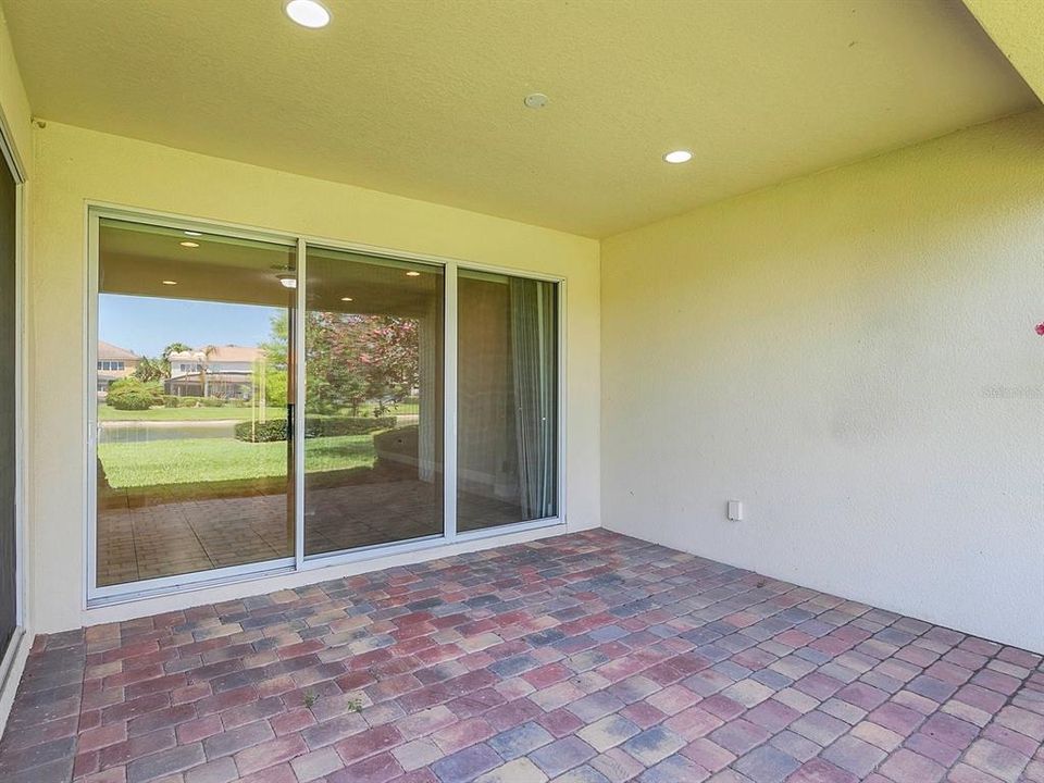 Sliding doors to the Back porch