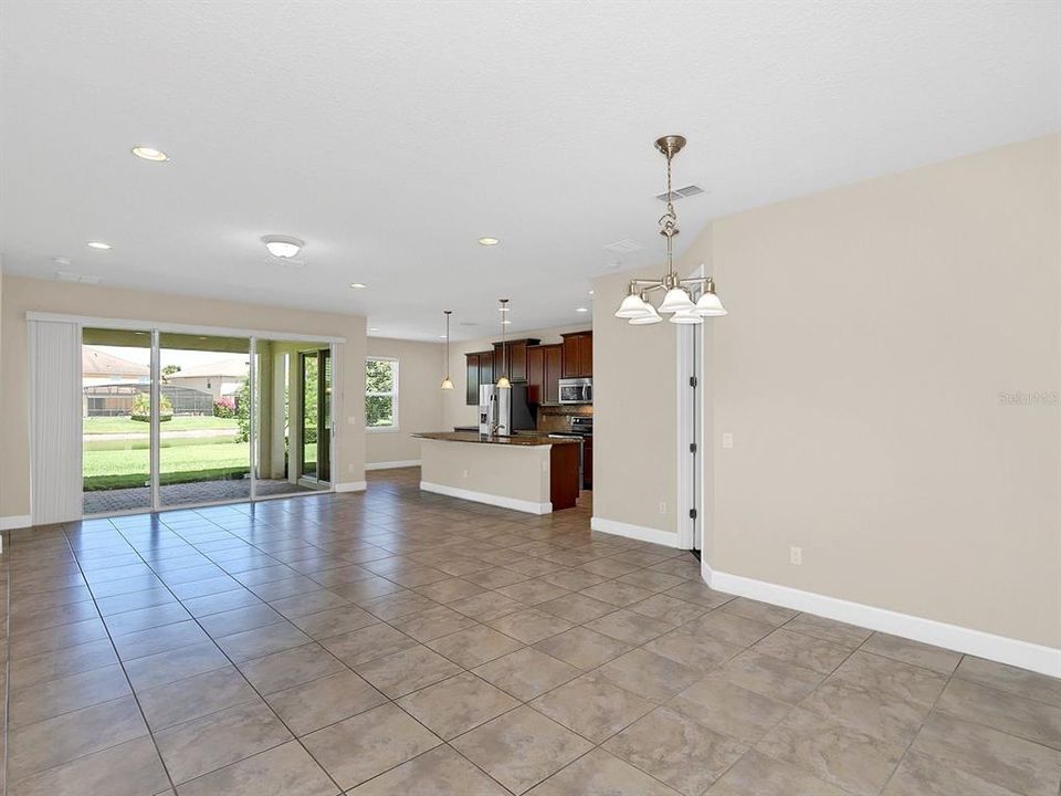 Living/Kitchen/Nook/ Back Porch Water View