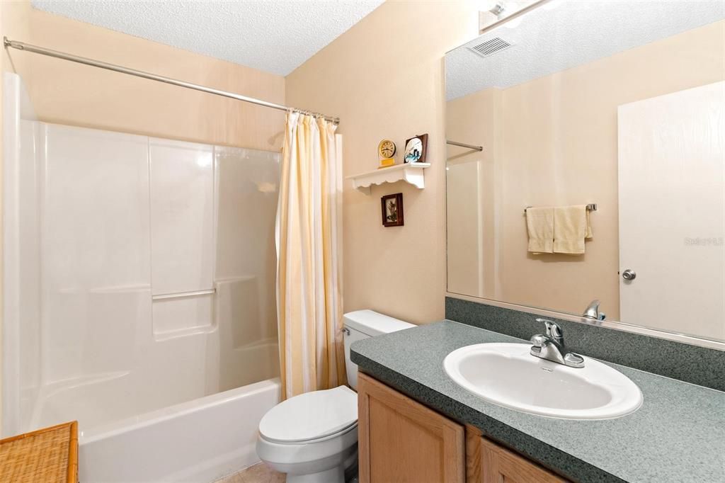 Guest Bath with Tub and Shower Combo