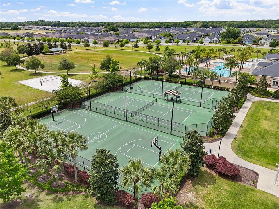 BASKETBALL/ TENNIS COURTS