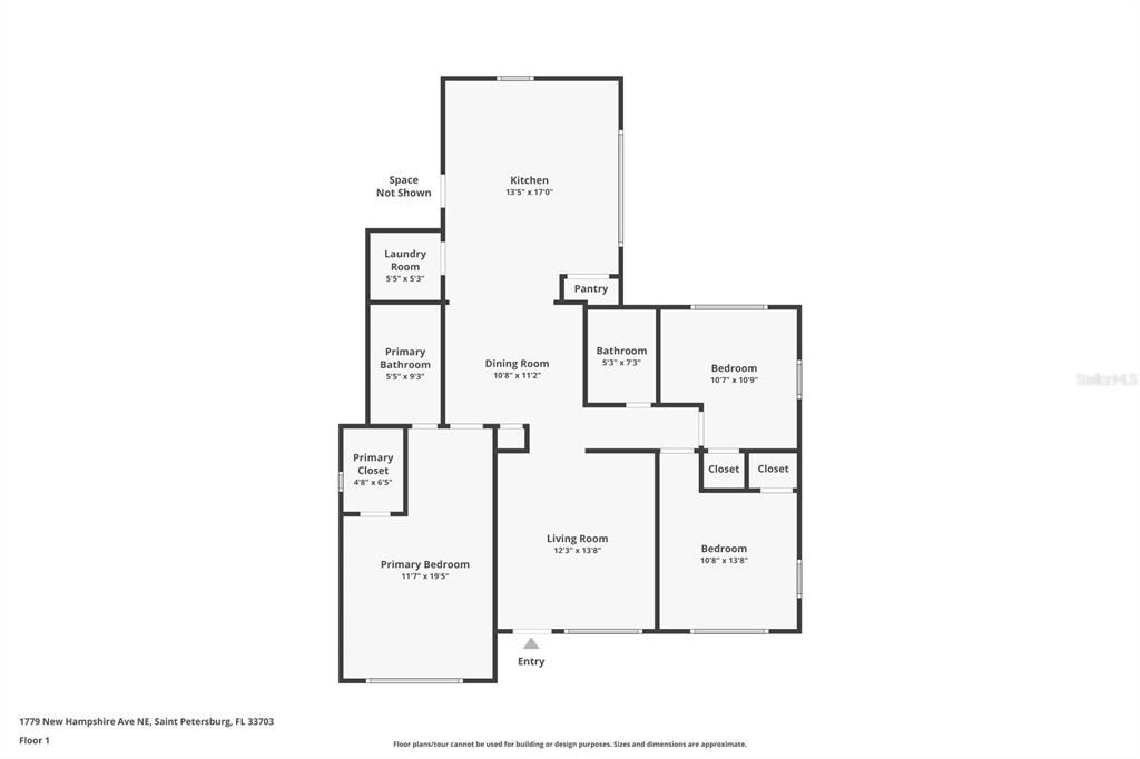 На продажу: $439,900 (3 спален, 2 ванн, 1240 Квадратных фут)