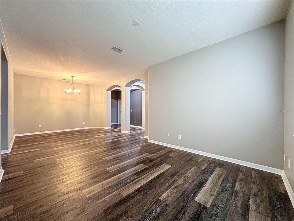 living room - formal dining room